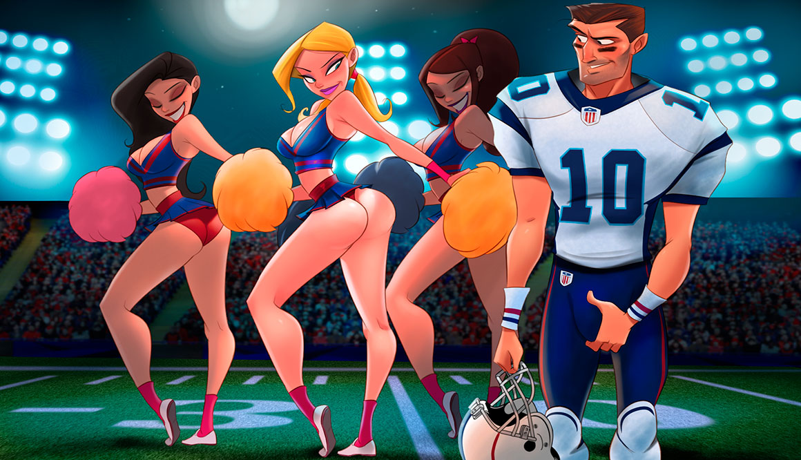 Animated Tales - A very hot game at the Super Bowl