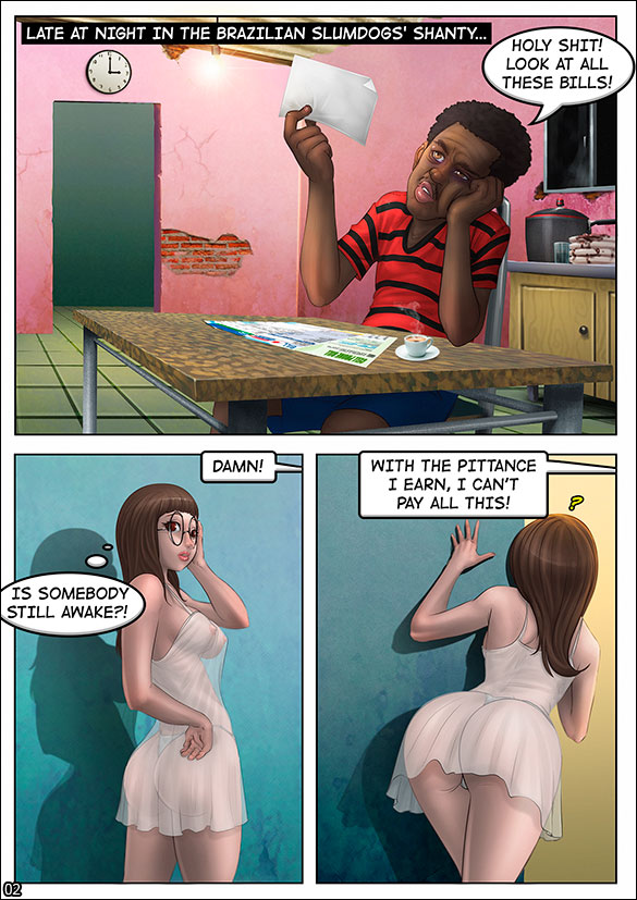 585px x 827px - Brazilian Slumdogs - Porn Comics, Cartoons and Sex ...