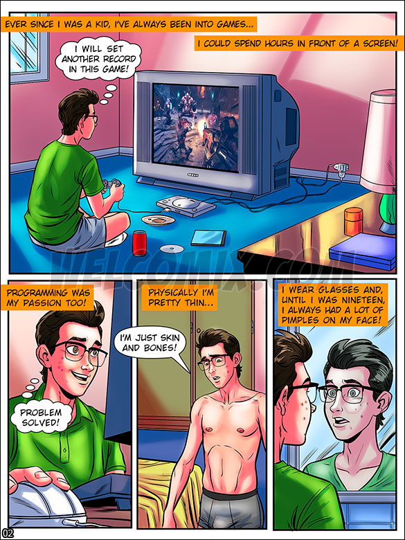 Nerd Stallion - A badass nerd porn Comics, Cartoons - Welcomix.com