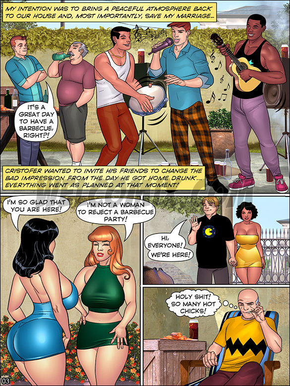 Pops, The Pervert Father-in-law - Backyard BBQ party (Part 01) - page 3