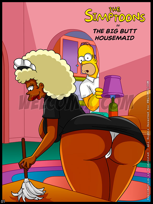 The Simptoons - The big butt housemaid - page 1