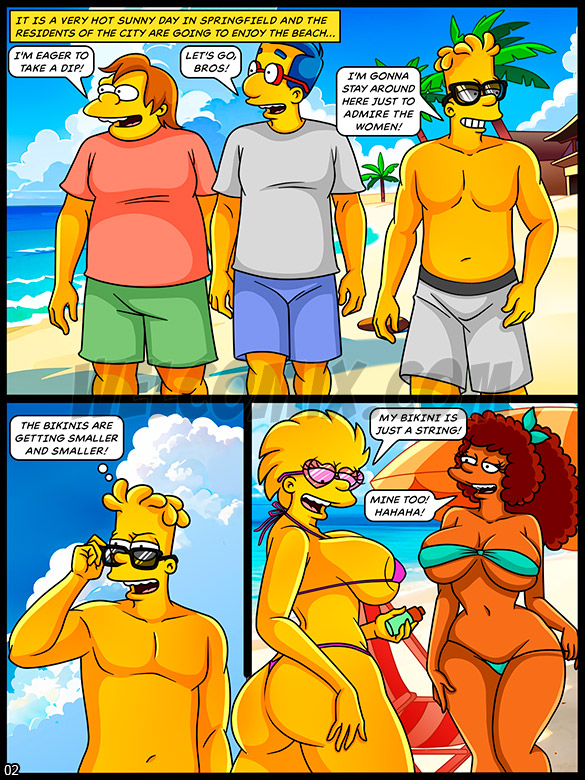 The Simptoons - Yes, Springfield has a beach! - page 2