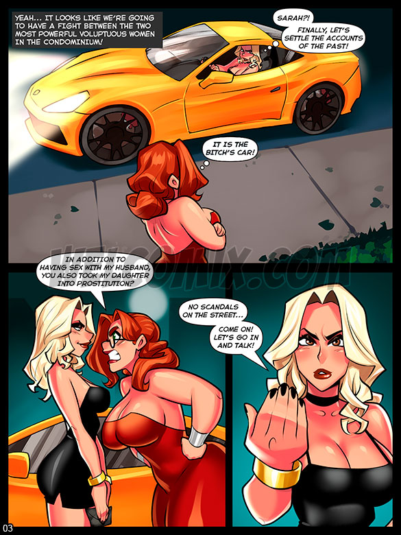 Voluptuous Housewives - Big Spider Fight - page 3